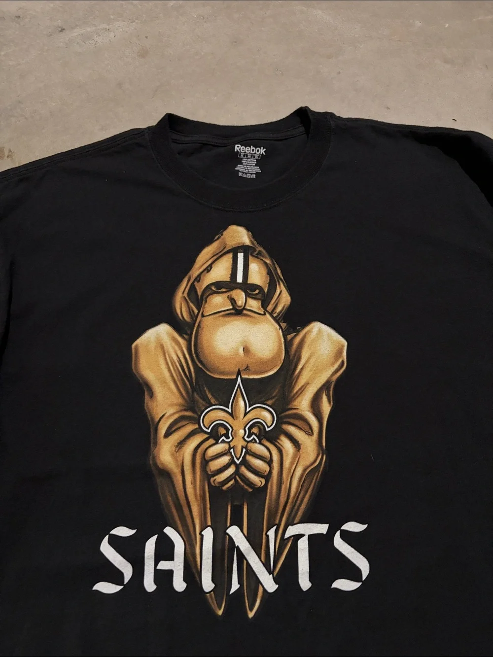 New Orleans Saints Reebok NFL Football Short Sleeve Shirt